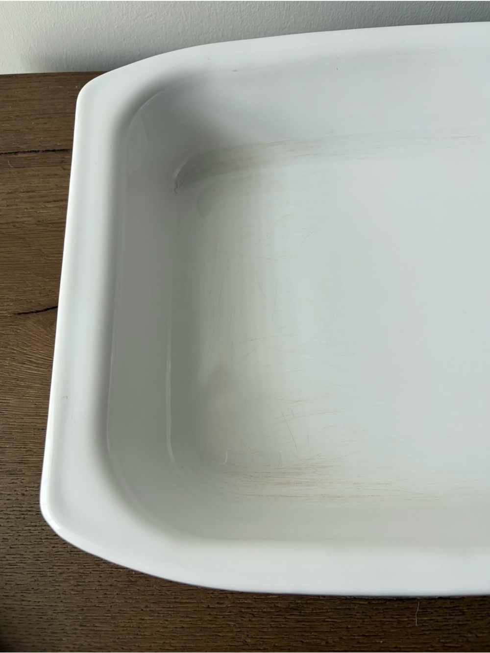 Corningware White Lasagne Pan Navy Blue Logo - Picture 4 of 8